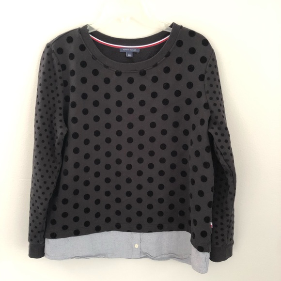 Tommy Hilfiger Tops - Tommy Hilfiger preppy layered look sweatshirt